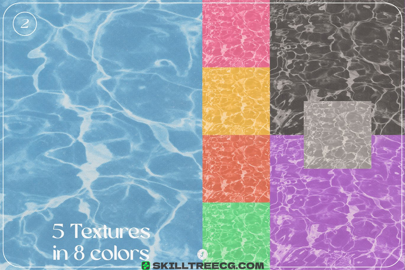 图片[5]-Waves – Vintage Halftone Backgrounds（810453）-技能树